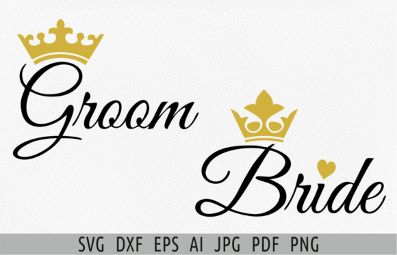 Crafting Elegant Wedding Stationery with Bride and Groom SVGs
