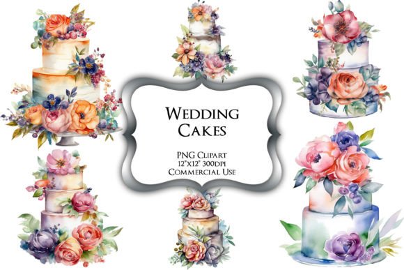 Designing Sweet Celebrations with Wedding Cakes PNG Clipart