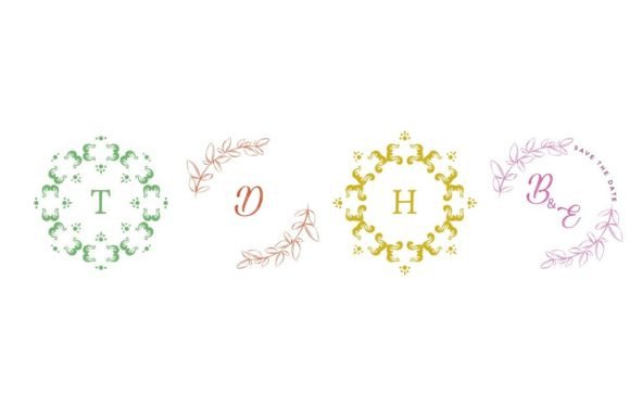 Monogram Wedding Set: Design Assets for Every Creator