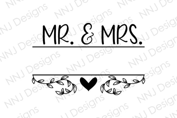 Mr and Mrs SVG Wedding Banner: A Designer's Guide to Elegant Typography