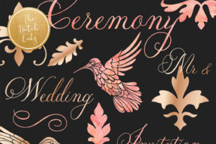 Rose Gold Wedding Clipart: A Designer's Touch for Elegant Projects