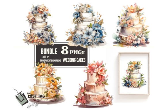 Sweet Details: Designing with Wedding Cake PNG Clipart