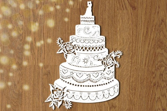 Wedding Cake Silhouette SVG, PNG, EPS: The Ultimate Design Asset