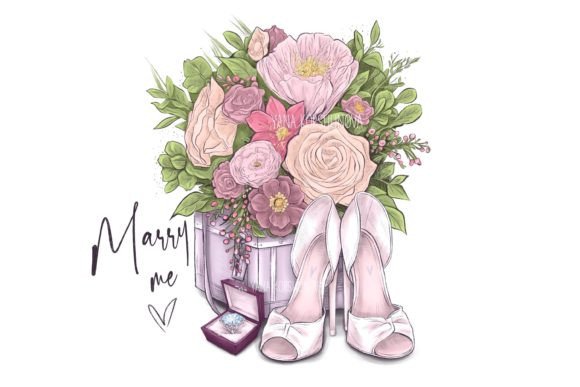 Wedding Planner Clipart & Marry Me PNG: Your Ultimate Design Asset
