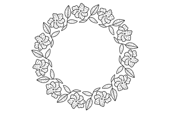 Wedding Wreath 12: Your Ready-to-Use SVG for Creative Projects